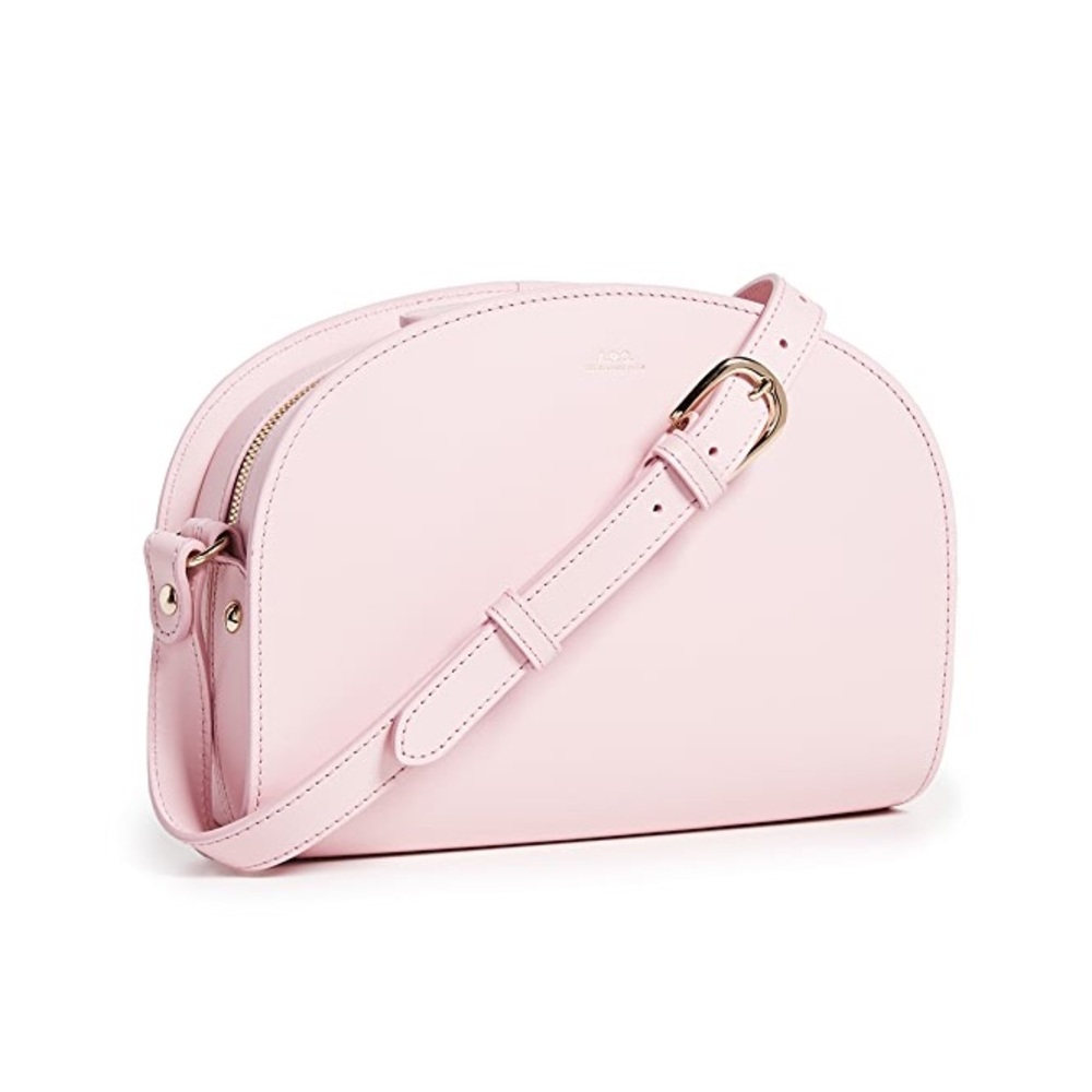 A.P.C. half moon bag rose pale pink - Picture 4 of 8